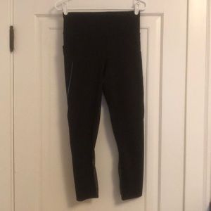 Lululemon Black 7/8 Running Leggings